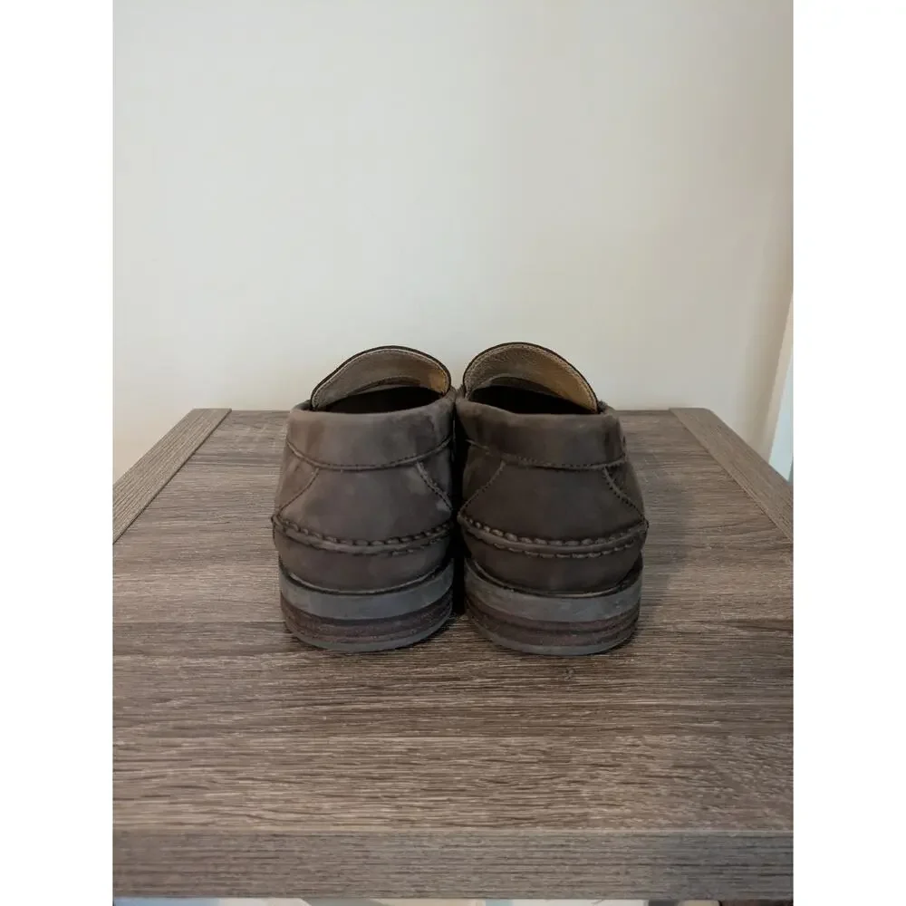 Polo Ralph Lauren Kristofer Loafers Men 9D Brown Chocolate Suede Heritage Office